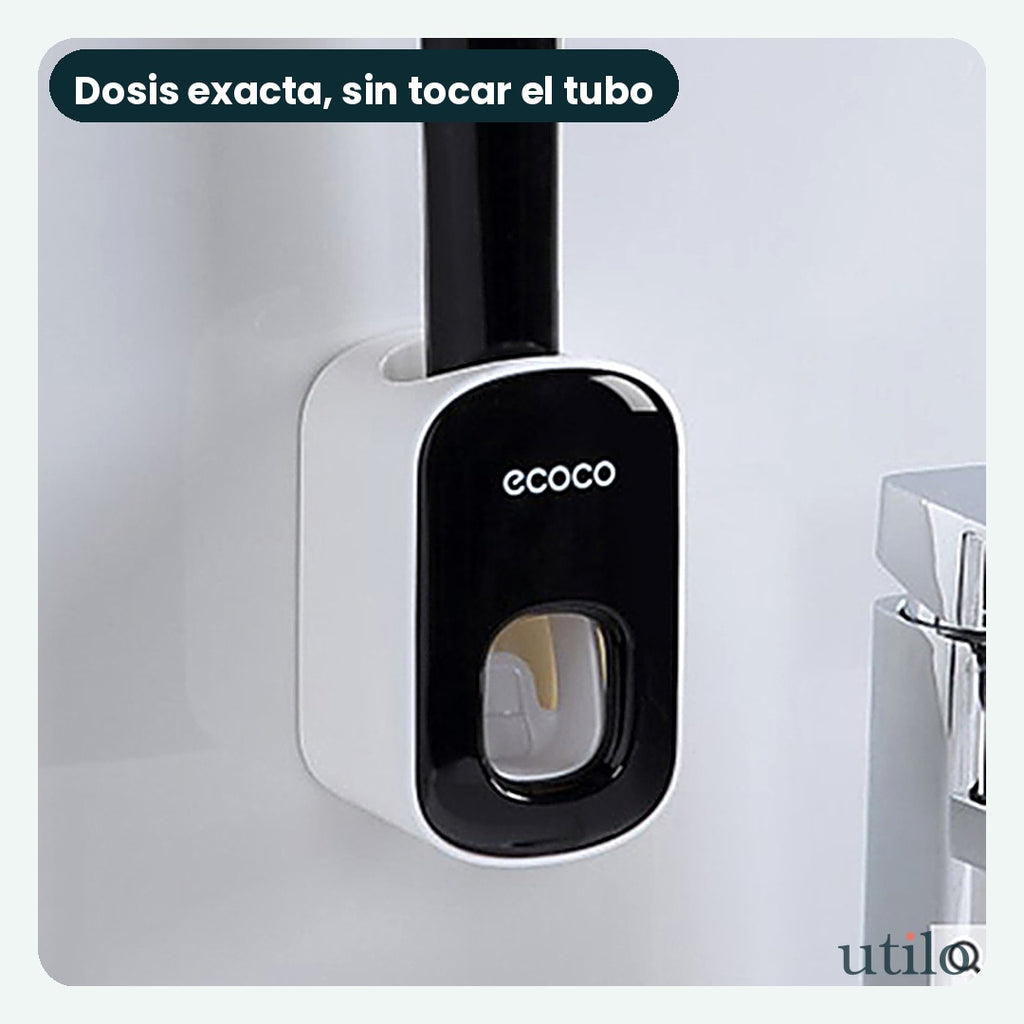 PressGo™ · Dispensador automático de pasta de dientes de pared