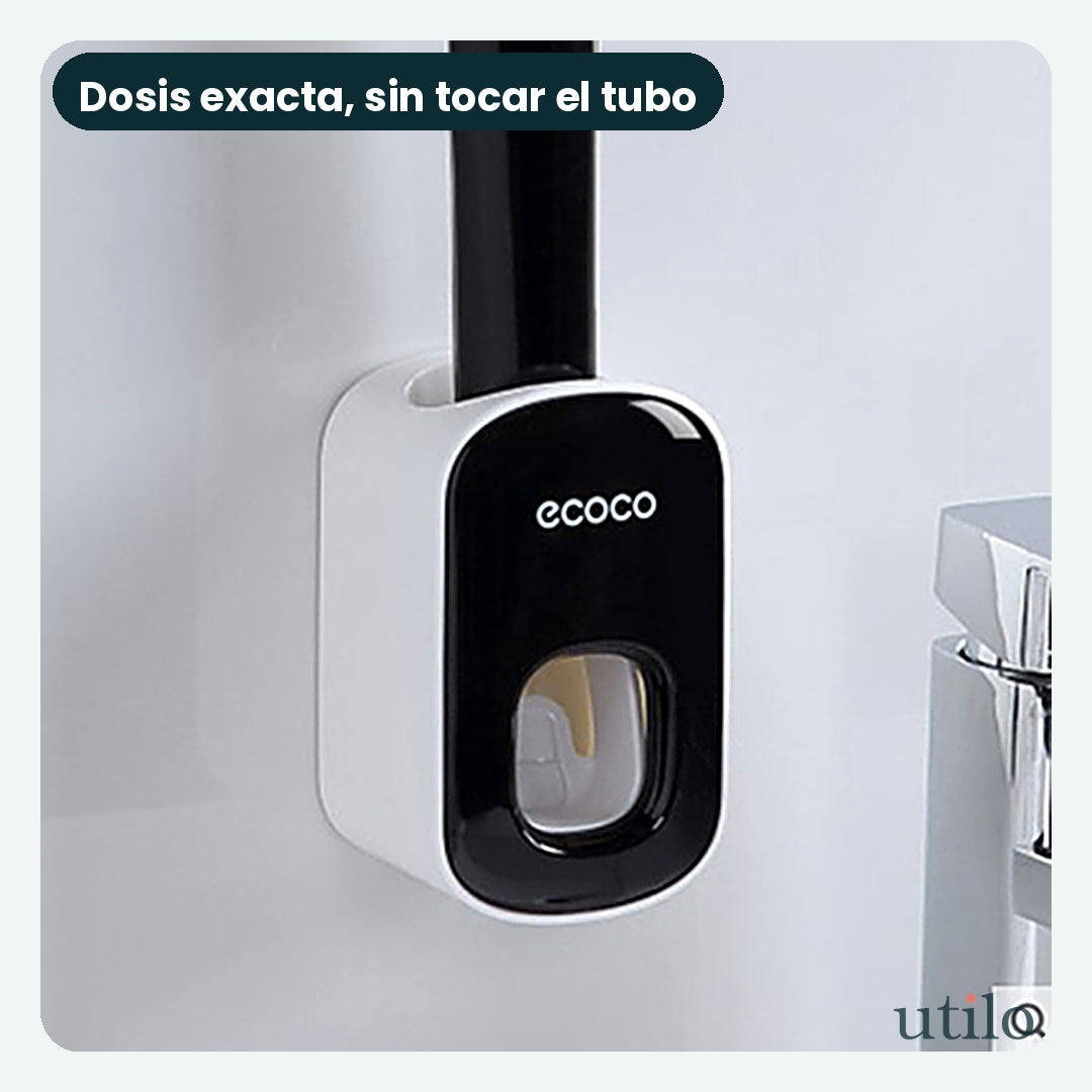 PressGo™ · Dispensador automático de pasta de dientes de pared