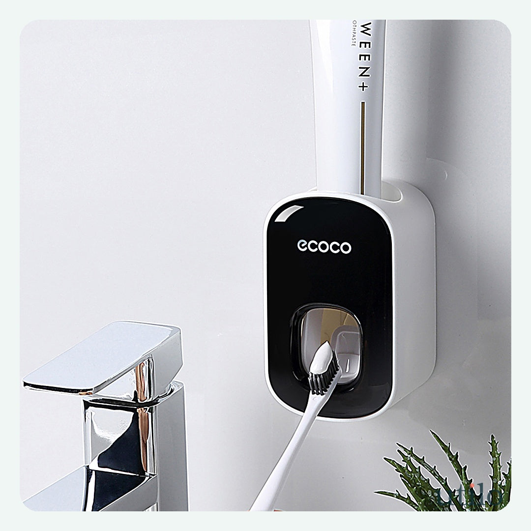 PressGo™ · Dispensador automático de pasta de dientes de pared