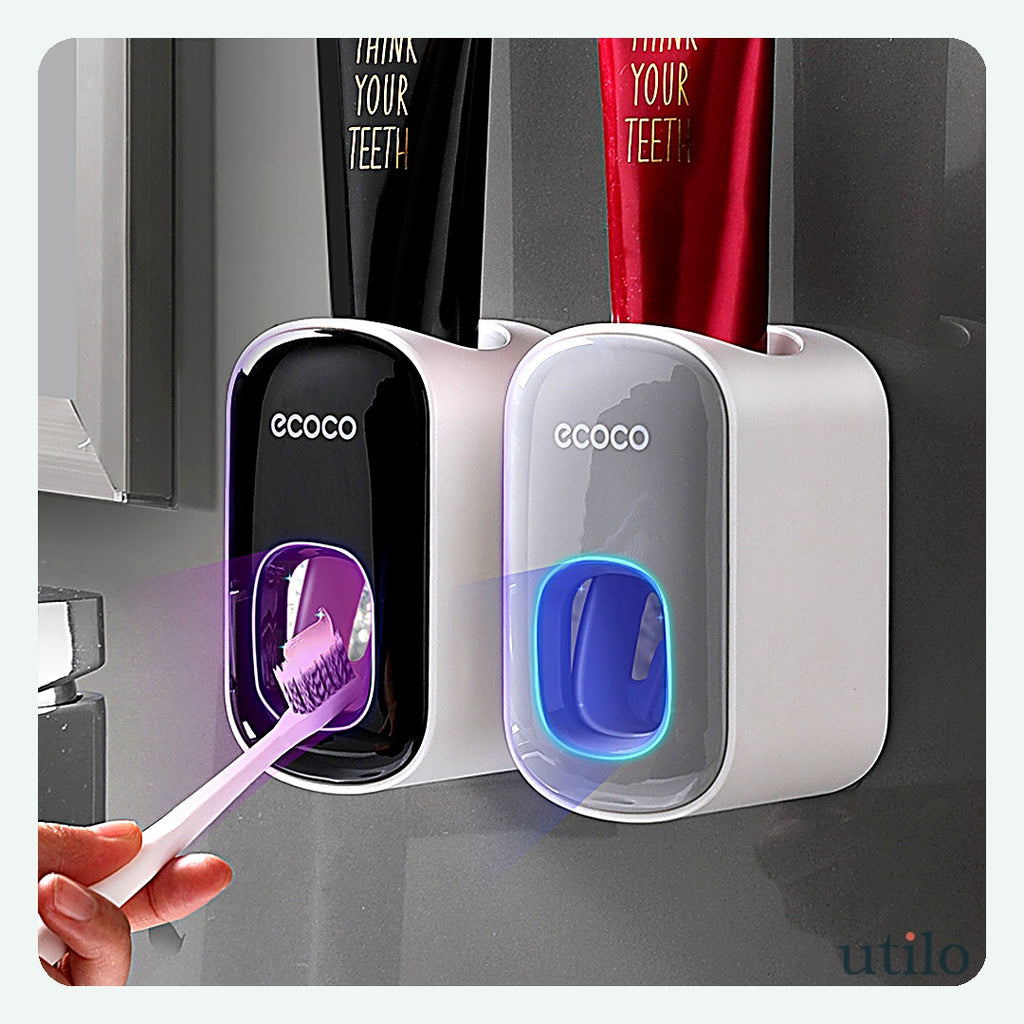 PressGo™ · Dispensador automático de pasta de dientes de pared